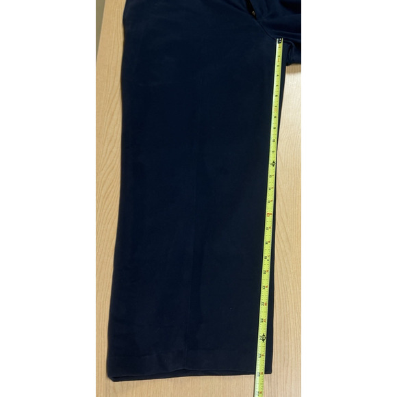 Dockers Dress Pants Men's 38x32 Navy Blue Relaxed Fit Stretch Logo Casual/Office - Picture 13 of 15